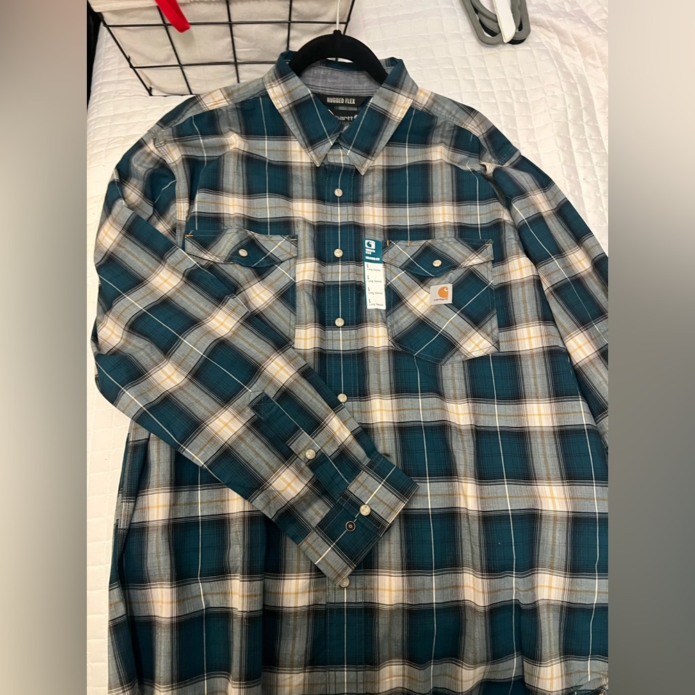 NWT size large Carhartt button down